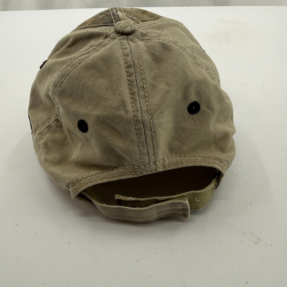 Dri-Duck Baseball Hat Men OSFM Camo Realtree American Flag Lowe's Distressed - Picture 4 of 8